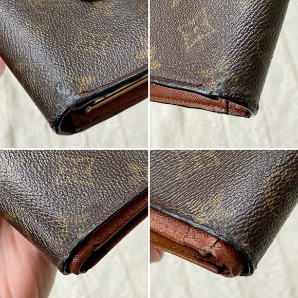 ❌SOLD❌ Louis Vuitton Vintage Y2K Monogram Kisslock Compact Wallet - Picture 9 of 16